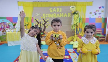 Konaklı minikler Sarı Sonbahar ile hem eğlendi hem öğrendi