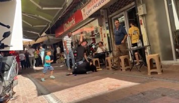 Manisa'da sokak ortasında eşini öldüresiye dövmüştü: Tahliye edildi