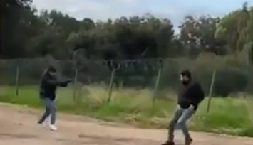 Pusu kurup cinayet anını kameraya çekmişler
