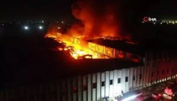 Tekirdağ’daki fabrika yangını 9 saat sonra kontrol alındı