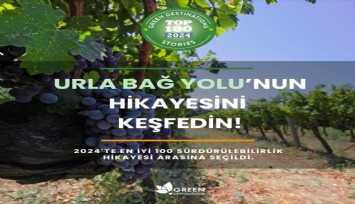 Urla Bağ Yolu En İyi 100 Sürdürülebilir Destinasyon Hikyesi listesine seçildi