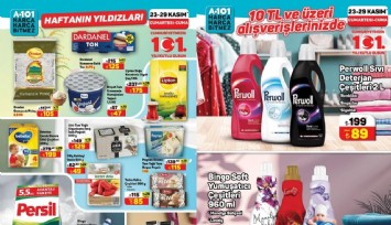 A101’e saç boyası ve toz deterjan geldi! 27-28-29 Kasım 2024 A101 aktüel kataloğu