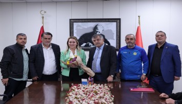Amatör spor kulüplerinden Başkan Mutlu’ya ziyaret