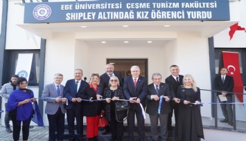 Çeşme Turizm Fakültesi Shipley-Altındağ Öğrenci Yurdu düzenlenen törenle açıldı