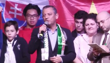 CHP lideri Özel'den İzmir'de Filistin mesajı: Çatışmalar bitsin, çocuklar ölmesin