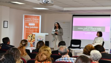 Çiğli Belediyesi'nden Kadına Yönelik Şiddetle Mücadele ve Farkındalık Söyleşisi