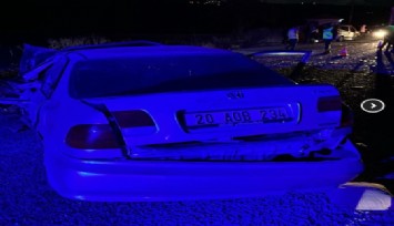Denizli'de feci kaza: 3 aracın karıştığı kazada 1 kişi hayatını kaybetti