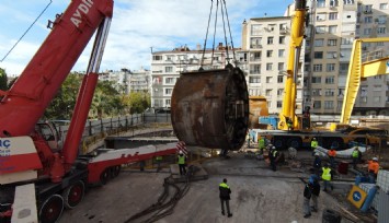 Dev makine yeni rotası için taşınacak