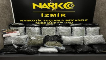 İzmir'de narkotik operasyonu:  2 şüpheli gözaltına alındı