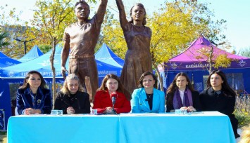 Kadınların yarım kalan gülüşleri Karabağlar’da tamamlandı