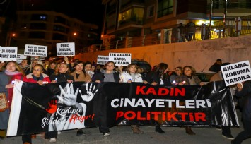 Karabağlar’da kadınlar şiddete karşı tek yürek oldu: 24 Saat süren nöbet ile kadınlar için adalet çağrısı
