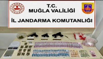 Kiralık villada uyuşturucu baskını: 6 gözaltı