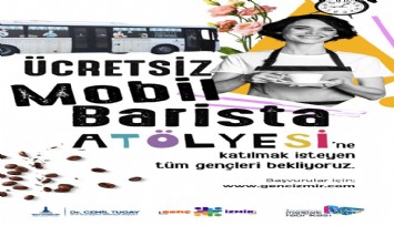 Mobil Barista otobüsünün yeni rotası gençlik merkezleri