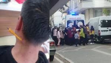 Park yeri kavgası esnasında boynuna tornavida saplandı