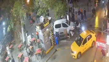 Polisten kaçarken motorsikletleri ezdi geçti