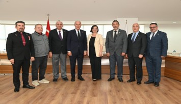 TEMAD tam kadro Başkan Helil Kınay’ı ziyaret etti