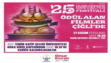 Uluslararası İzmir Kısa Film Festivali’nin ödüllü filmleri Çiğli’de