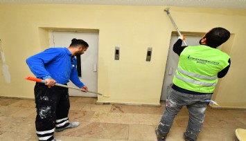 Yamanlar yangınında hasar gören Manolya Apartmanı'nda yaşam normale döndü
