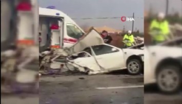 Afyonkarahisar’da düğün yolunda feci kaza: 3 can kaybı, 3 yaralı