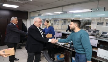 Başkan Ertaş, personelin yeni yılını kutladı