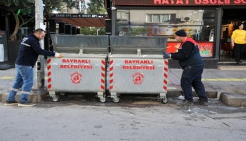 Bayraklı’da çöp konteynerleri yenileniyor