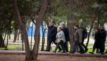 Buca’nın simgesi Hasanağa Bahçesi yenileniyor