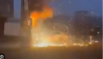 Dicle Elektrik trafosu bomba gibi patladı