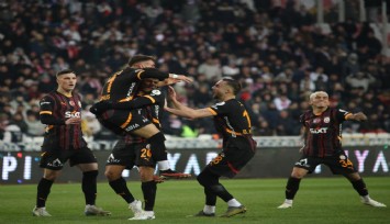 Galatasaray Sivas'ta kazandı, puan farkını açtı: 2-3