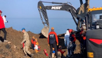 Giresun'da meydana gelen heyelanda 4 kişinin cansız bedeni çıkarıldı
