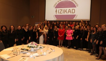 İZİKAD 5. İş Dünyası Girişimcilik Ödülleri sahiplerini buldu  Fark yaratan kadınlar ödüllerini aldı