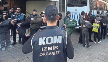 İzmir'de 'Beşoklar' Operasyonu: 32 kişi tutuklandı