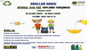 Menderes'te okullar çevre için yarışıyor