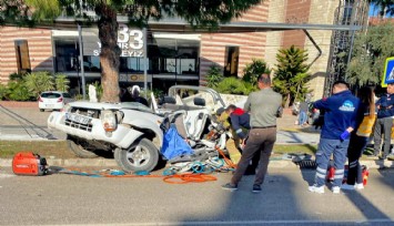 Çeşme’de 19 yaşındaki gencin feci ölümü:Mıcıra kapılan araç 18 metre sürüklendi