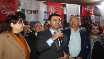İrfan Önal seçim ofisi açılışında konuştu: ‘Halkla beraber kentin refahı için çalışacağız’