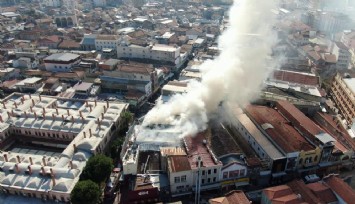 Kemeraltı’nda yangın