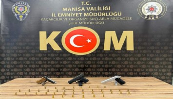 Manisa merkezli silah kaçakçılığı operasyonu: 9 kişi gözaltına alındı