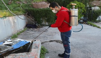 Menderes’te Larva Mücadelesi