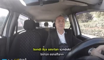 Belediye başkan adayı sorunları anlamak için taksicilik yaptı