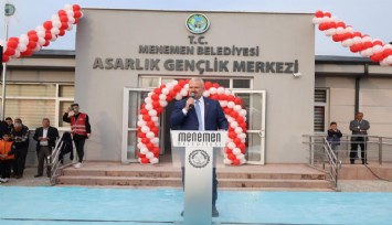 Menemen’de Başkan Pehlivan’dan dev açılış