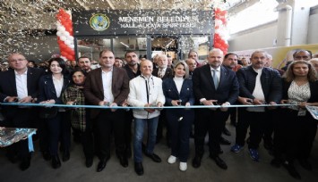 Menemen’de miting gibi açılış