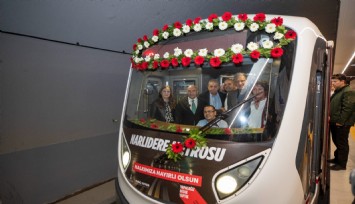 Narlıdere Metrosu’nda Kaymakamlık İstasyonu da açıldı
