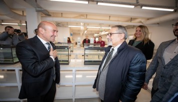 Prof. Dr. Naci Görür İzmir’deki yapı ve zemin laboratuvarını ziyaret etti