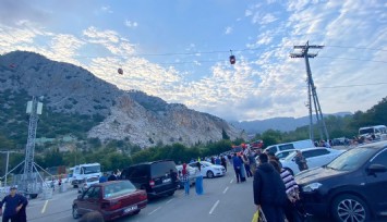 Antalya'da teleferik kabini düştü: 1 can kaybı, 2’si çocuk 7 yaralı