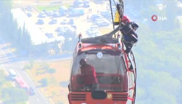 Antalya'daki teleferik faciasında mahsur kalan bir  bebek kurtarıldı