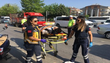 Aydın'da motosiklet yayaya çarptı: 2 kişi yaralı