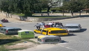 Aydın'da yol ortasında arbede: Tekme tokat kavga ettiler