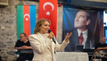 Azerbaycan Kadınları baharı Başkan Mutlu’yla karşıladı