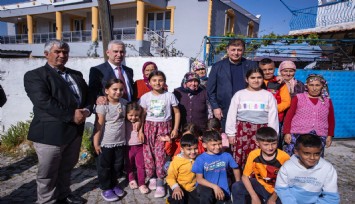 Başkan Tugay Bergama'da köylülerle buluştu
