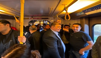 Başkan Tugay, Metro ve İZBAN'daki sorunlara ilk günden el attı: Raylı sistemde şafak mesaisi