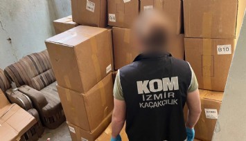 İzmir’de 15 milyon TL’lik tütün kaçakçılığı operasyonu: 19 gözaltı